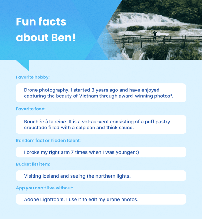 Fun facts about Ben