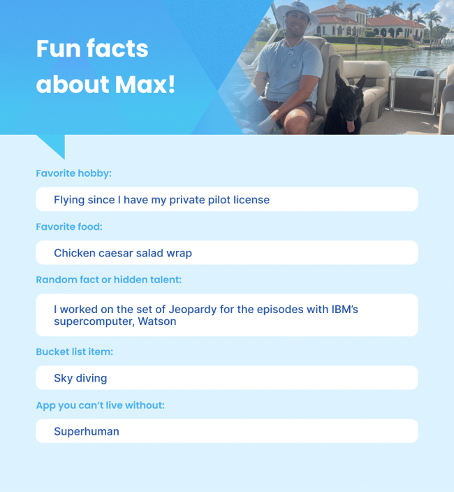 Fun facts about Max